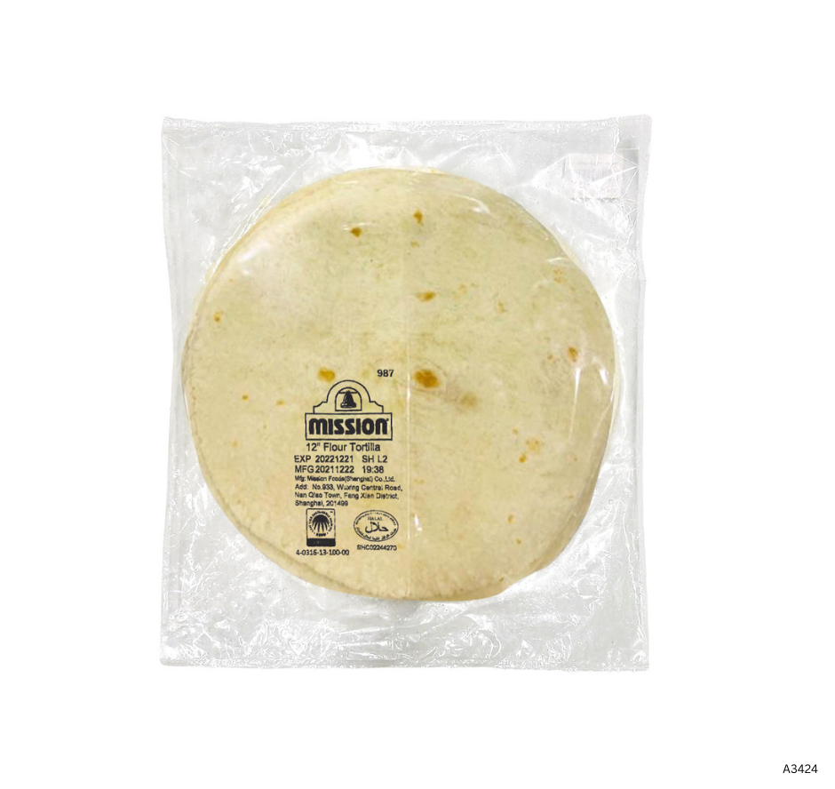 12" Flour Tortilla